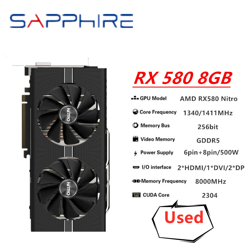 SAPPHIRE Orijinal RX 580 8G NI - Rtx 3070 8Gb Graphics Card incelemesi ve fiyatı